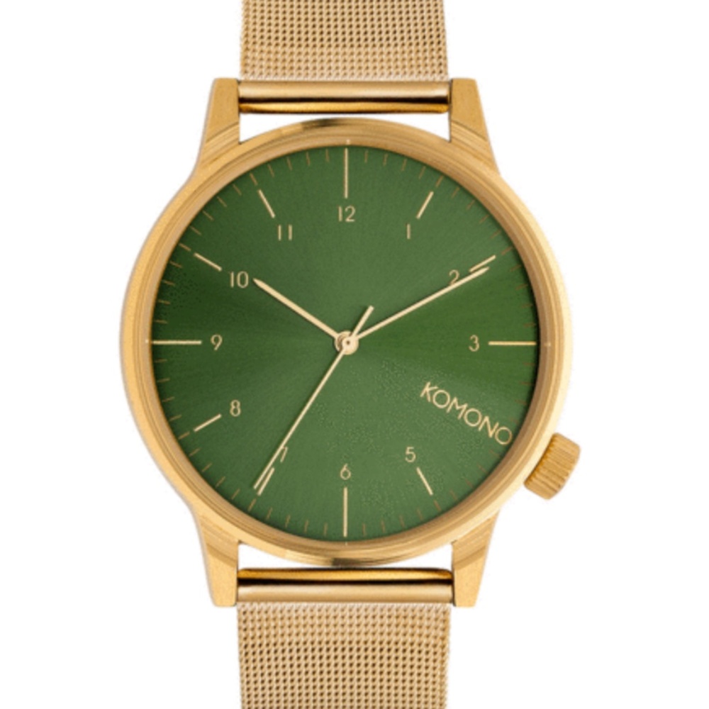 KIMONO Winston men's watch with gold metal band